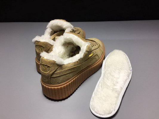 Puma x Rihanna Creepers Women Skate Sneaker Lined With Fur--037